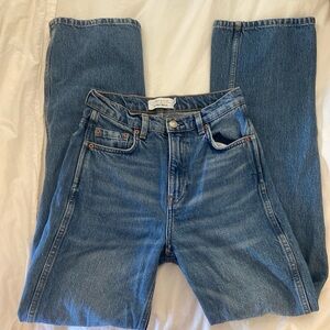 & Other Stories High Rise Straight Leg Jean
